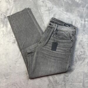 Bonobos Jeans Mens 35x32 Gray Athletic Fit Denim Stretch Straight Leg Pants